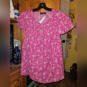 Lane Bryant Floral Shirt Size 14/16 NWT